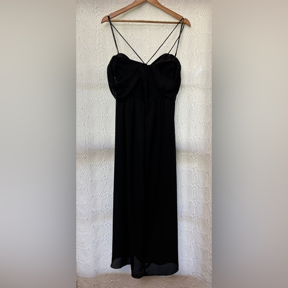 City Chic Entwine Tulip Drape Dress Black Size 14 Cocktail Party Summer Wedding - Picture 14 of 16